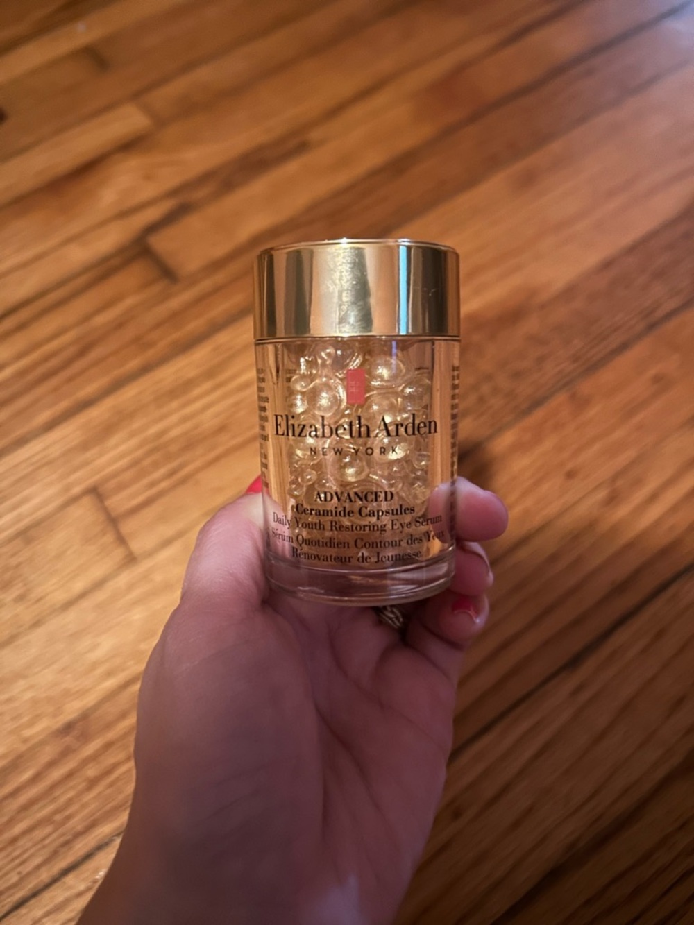 Elizabeth Arden‎ Gold Capsule Eye Serum Jar